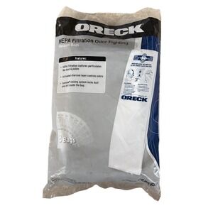 Oreck Hepa Filtration Odor Fighting Bags Lot of 5 CCPK80H Type CC
